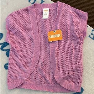 Gymboree Lavender Open-Front Cardigan